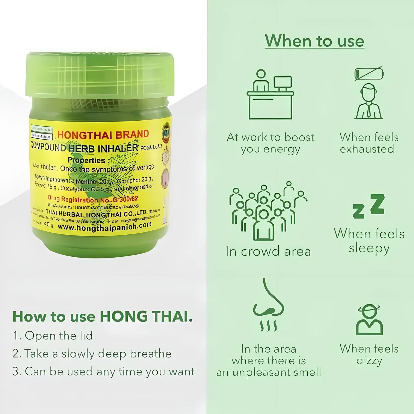 ClearBreath™ - Hong Thai Traditional Herbal Inhaler 🌿🌬️ (Limited stock 🔥 Buy Now🔥🔥)